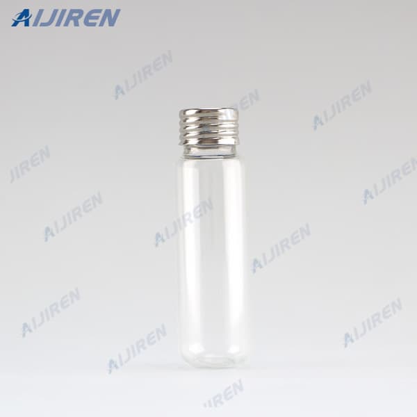 <h3>20 mL Clear Glass Crimp Top Vial with 'P' Logo, 100/pk</h3>
